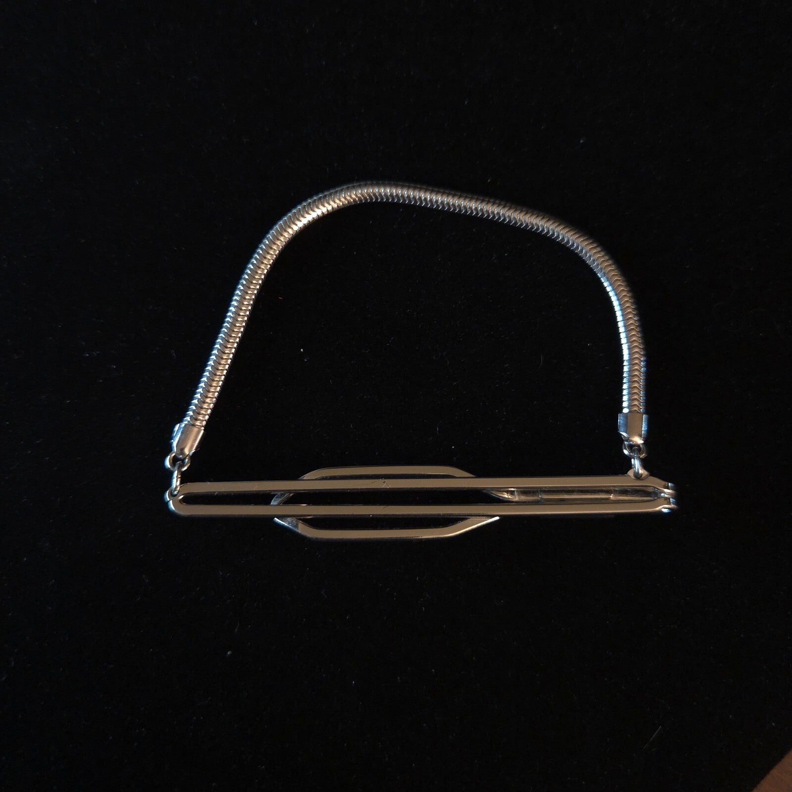 Vintage A&Z Sterling Silver Tie Chain Connector