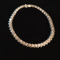 Vintage 7 1/2" Sterling Silver S-Link Tennis Bracelet