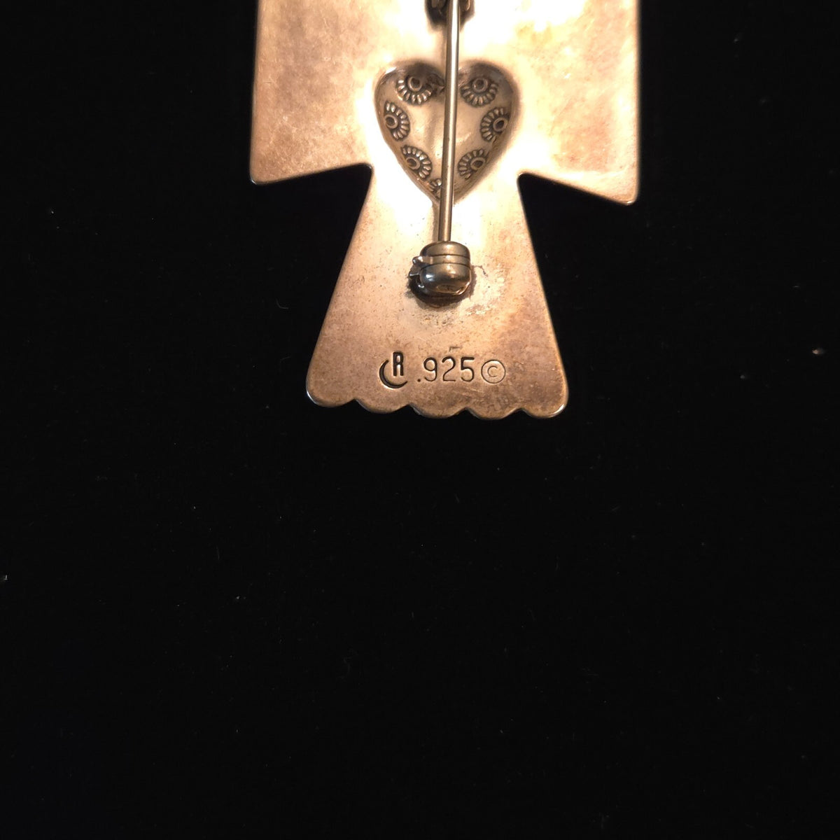 Milor 16" Sterling Silver Carolyn Pollack Pin Necklace
