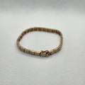 Vintage 8" Gold over Sterling Silver Tennis Bracelet
