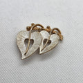 Vintage JJ Jonette Bleeding Heart Brooch