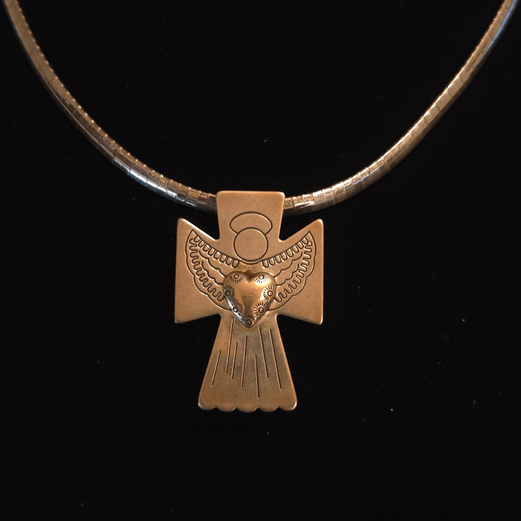 Milor 16" Sterling Silver Carolyn Pollack Pin Necklace
