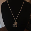Scales of Justice Silver Tone Necklace