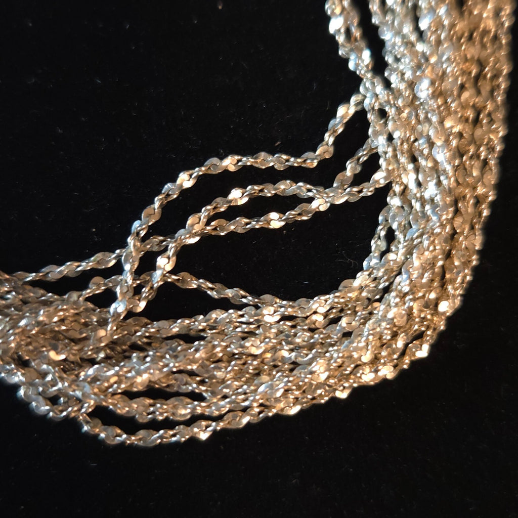 Sterling Silver 7 1/2" Multi-Strand Bracelet