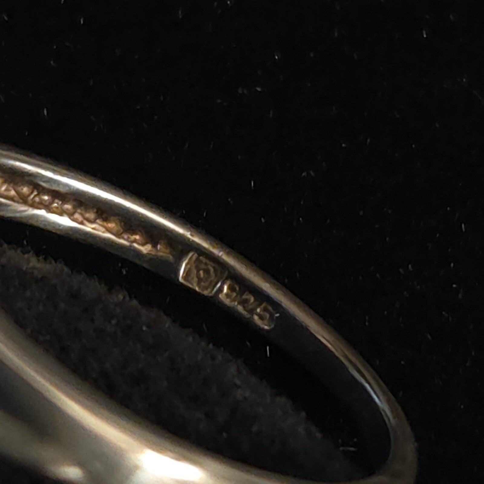 Vintage Size 7 Estate Sterling Silver Amethyst Cocktail Ring