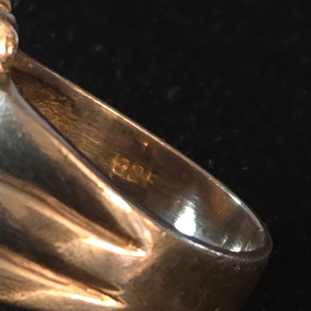 Vintage Size 6 Sterling Silver Wave Ring