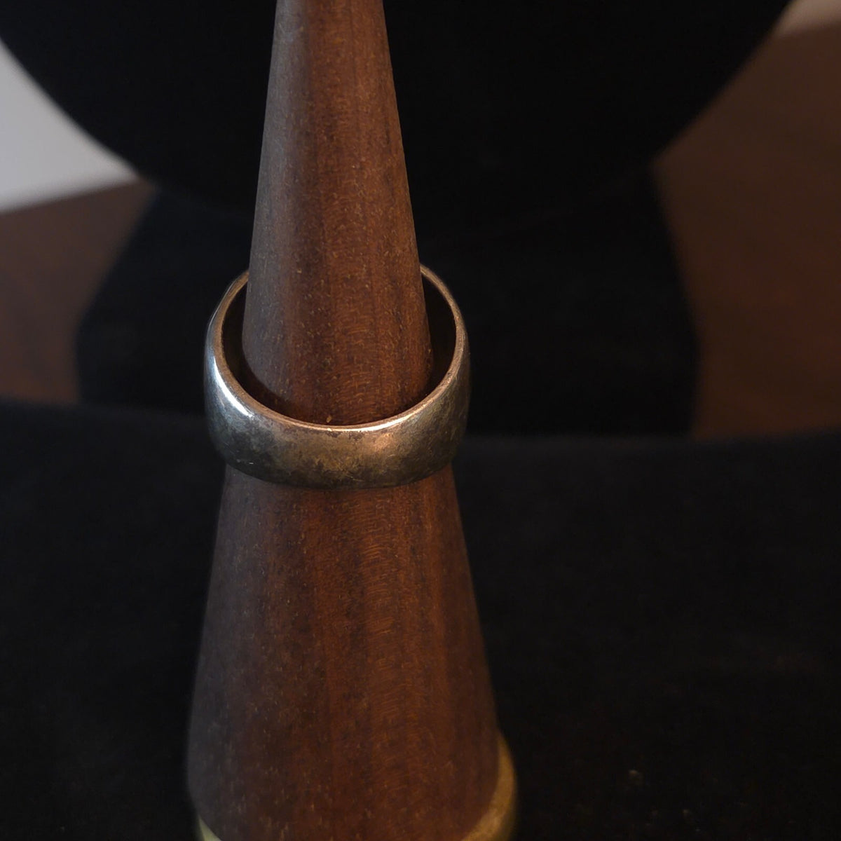 Vintage Sterling Silver Crater or Leopard Print Ring