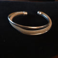 Sterling Silver 7" Mesh Twist Bangle Cuff Bracelet