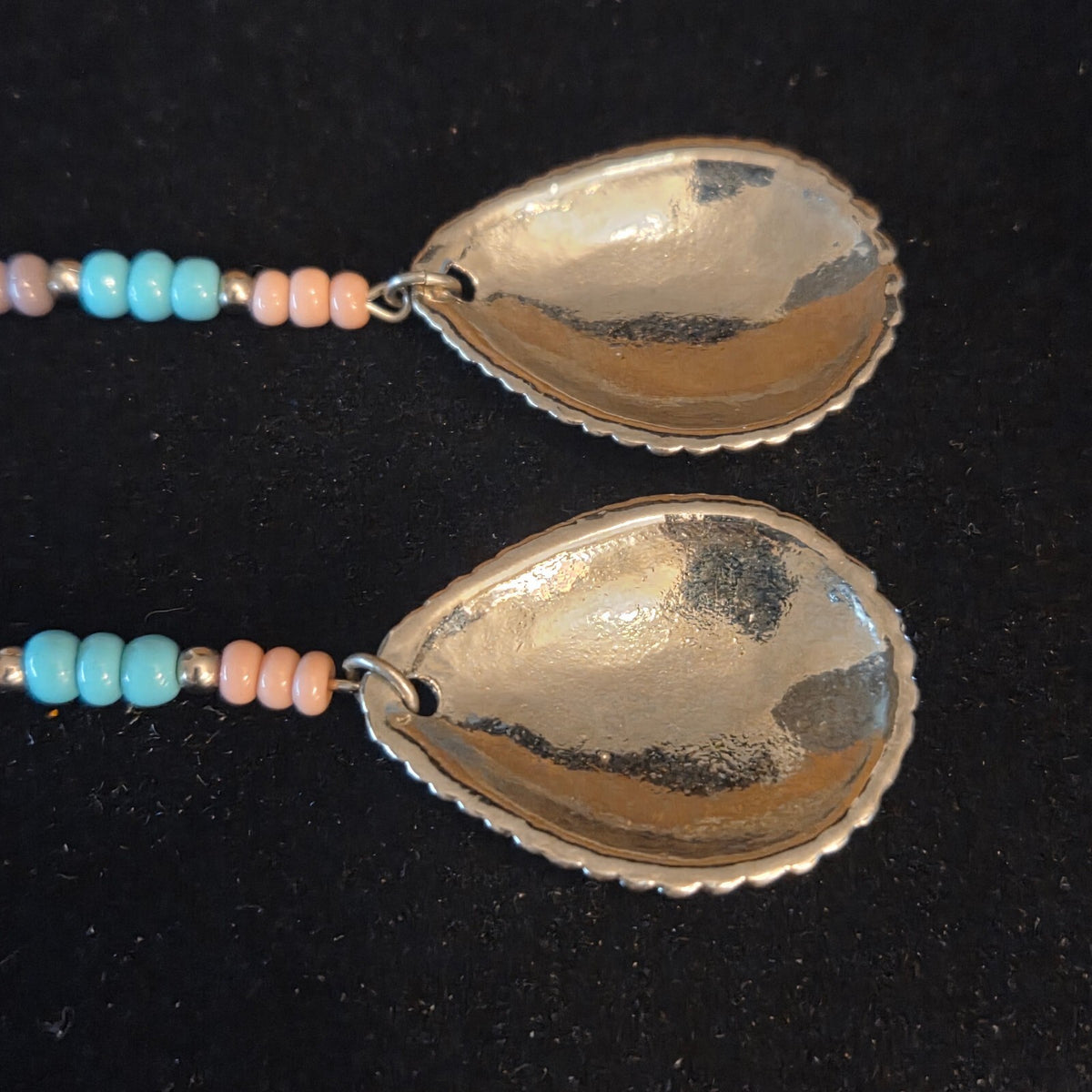 Silver-Tone Boho Dangle Earrings (3.5" Long)