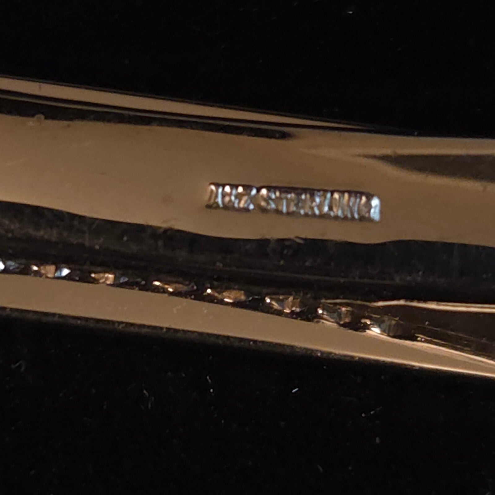 Vintage A& Z Sterling Silver Tie Bar