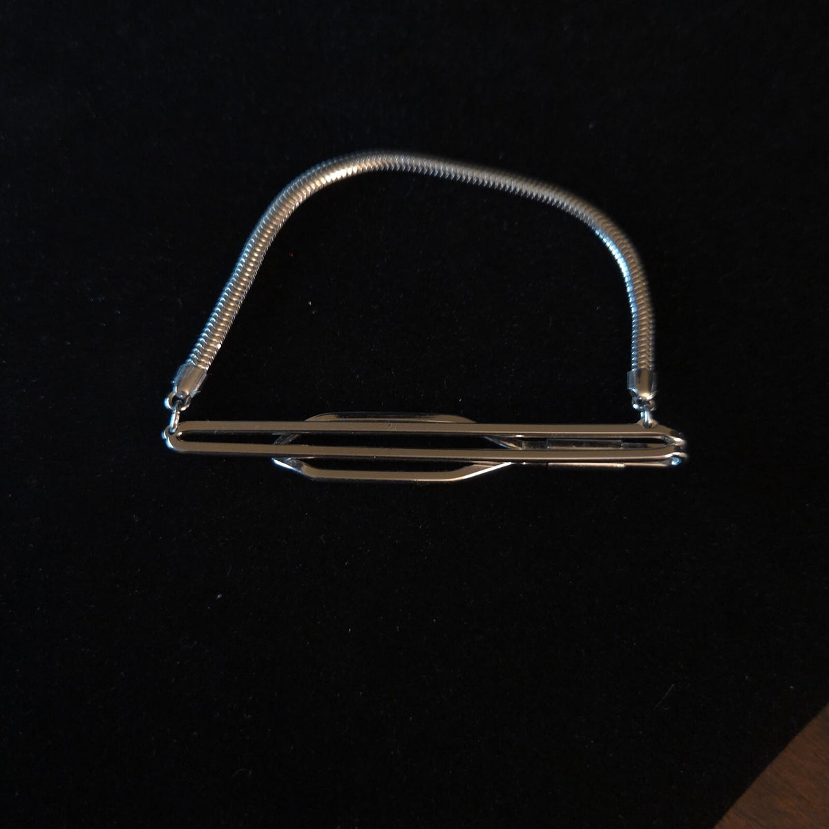 Vintage A&Z Sterling Silver Tie Chain Connector