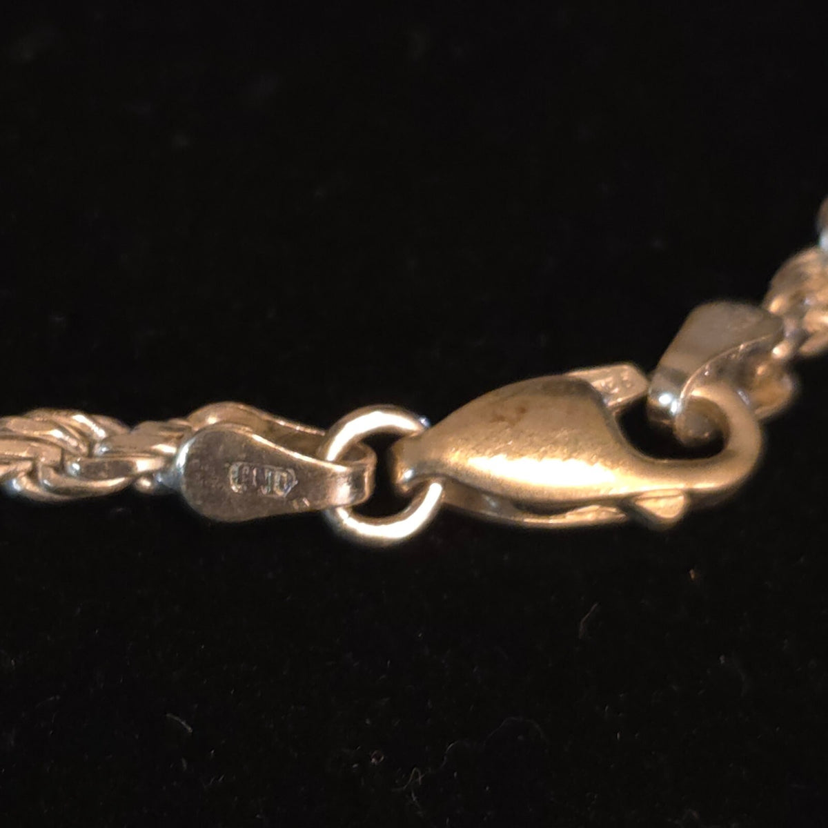 Sterling Silver 3MM 7" Rope Chain Bracelet