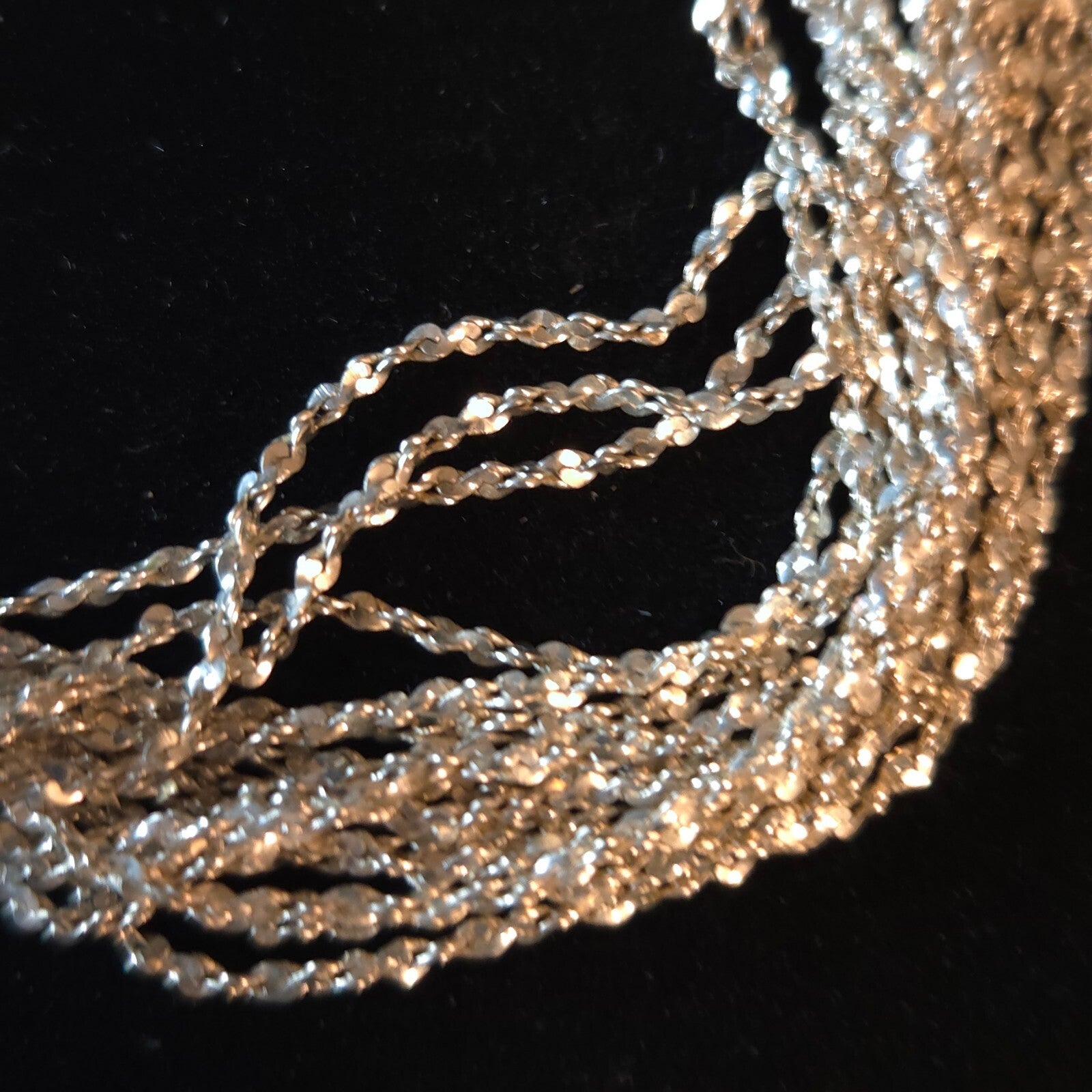 Sterling Silver 7 1/2" Multi-Strand Bracelet