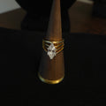 Vintage Size 8 14K HGE LIND Marquise CZ Ring
