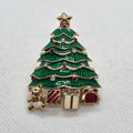 Vintage Monet 2" Christmas Tree Brooch
