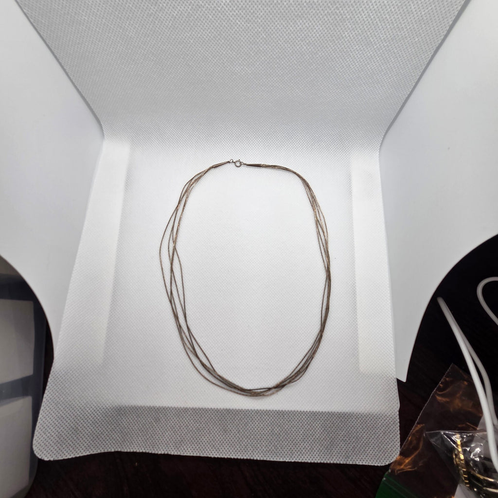 Sterling Silver 19" SW-Style Liquid Silver Necklace