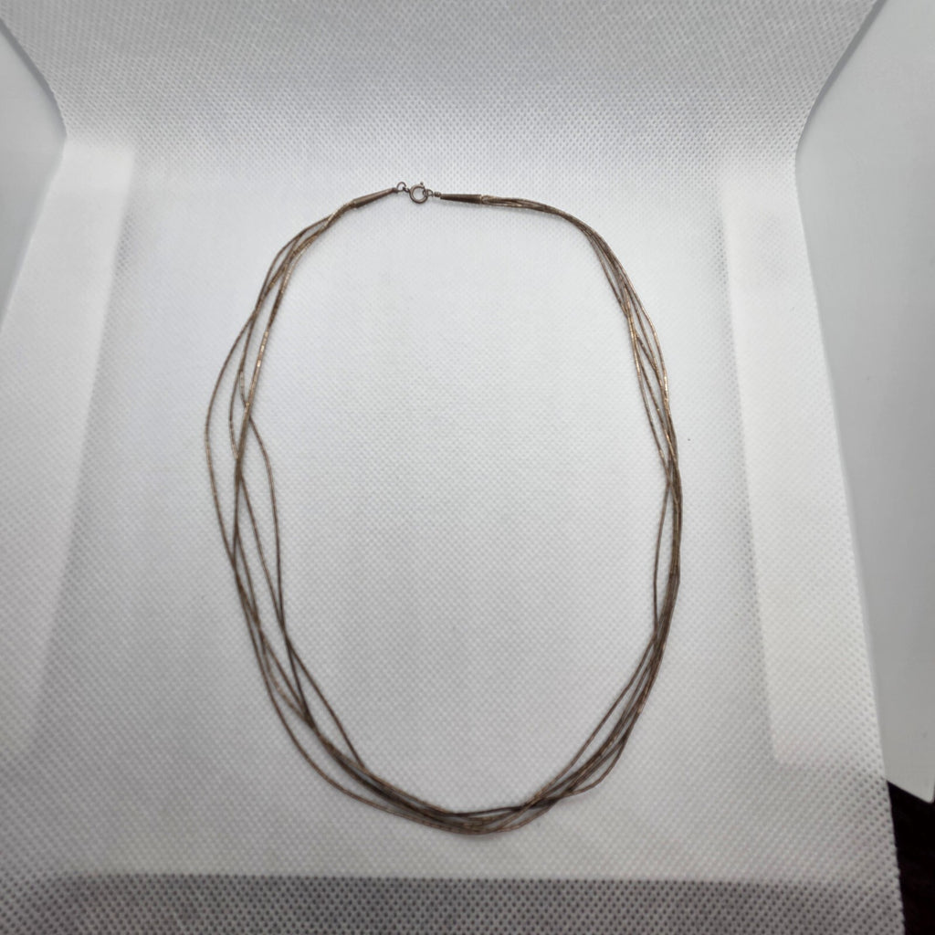 Sterling Silver 19" SW-Style Liquid Silver Necklace