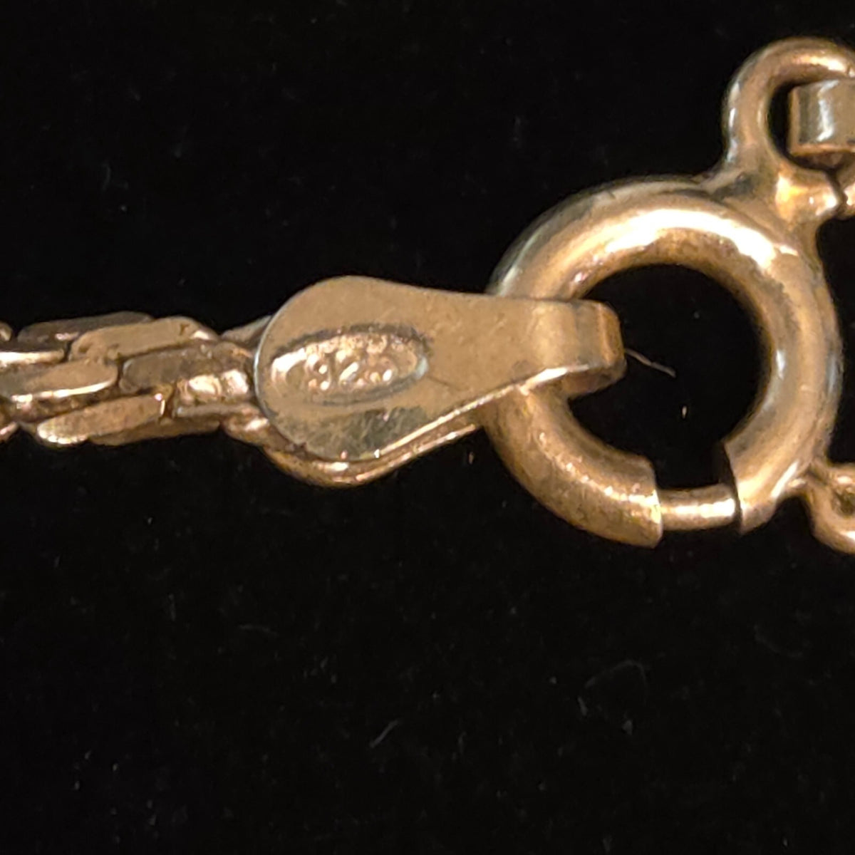 Vintage 20" Sterling Silver Diamond Cut Rope Chain