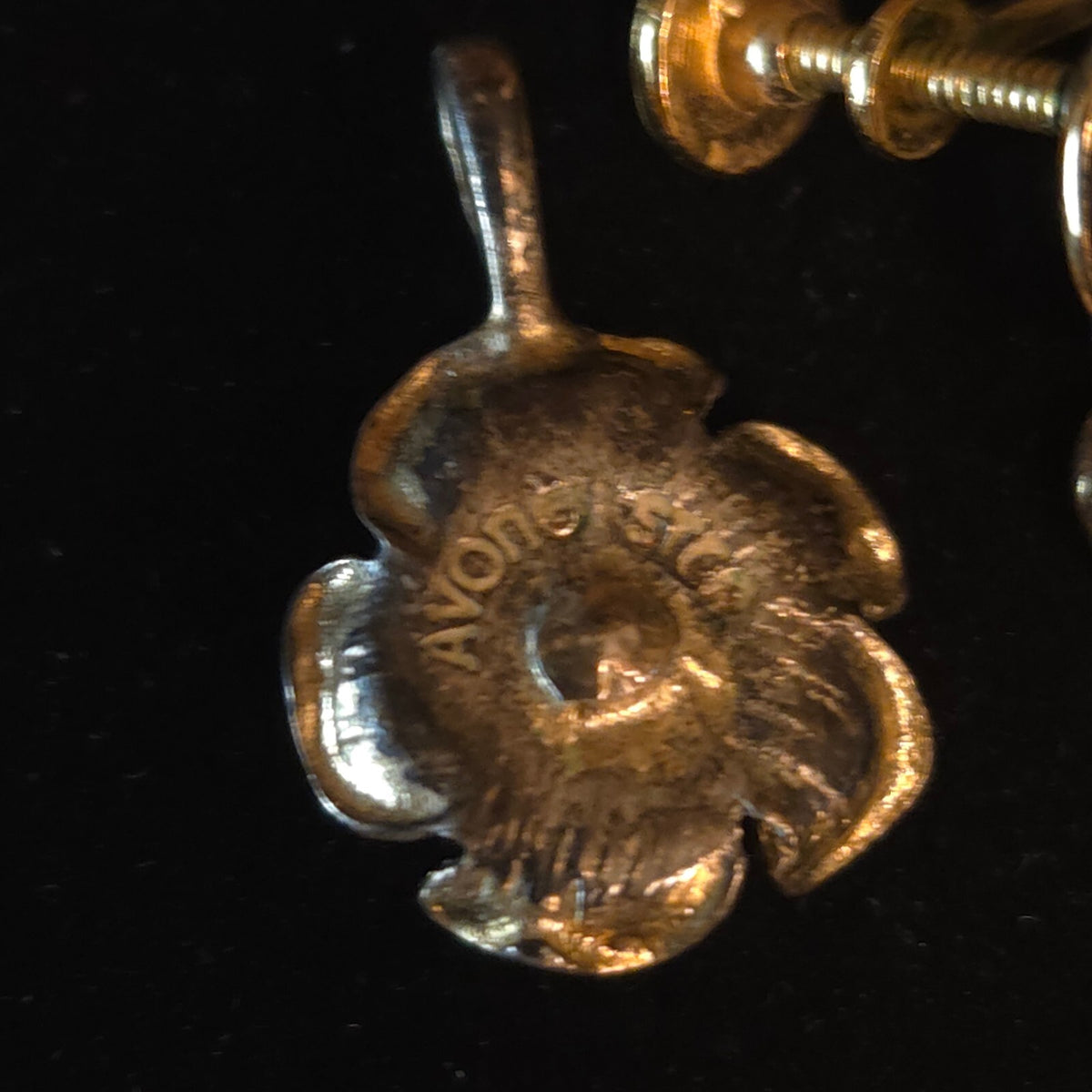 Gold Over Sterling Silver AVON Rose Set