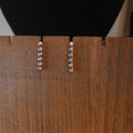 CZ 925 Sterling Silver Wave Earrings