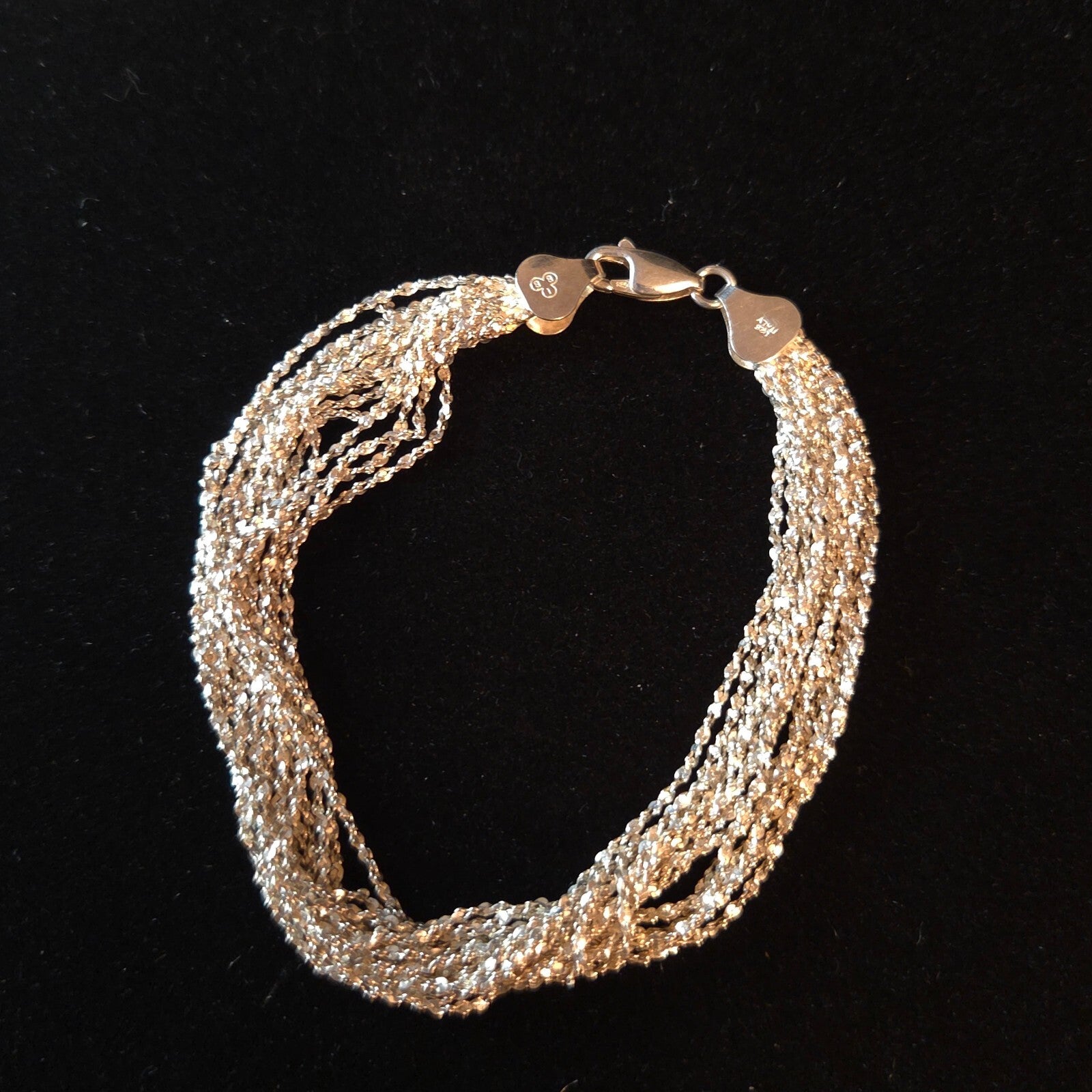 Sterling Silver 7 1/2" Multi-Strand Bracelet