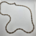 Sterling Silver 24" Italian Rope Woven Chain Necklace