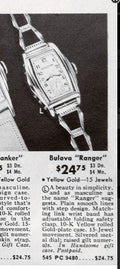 Vintage 1938 Bulova Ranger Watch with Presentation Box