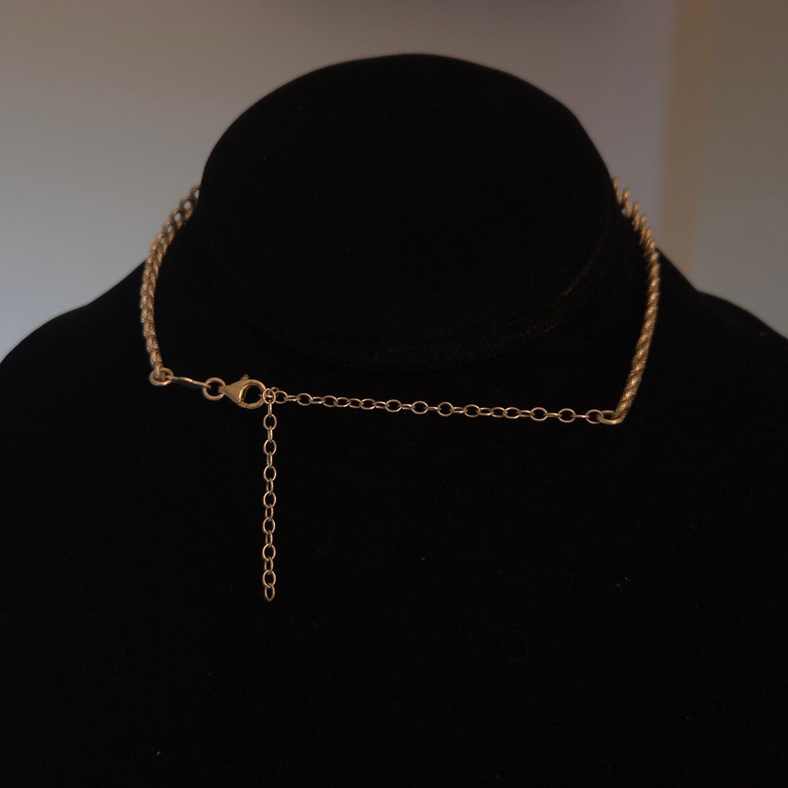 Vintage 16" Sterling Silver Textured Twist Choker