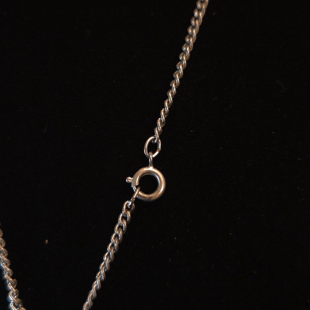 Scales of Justice Silver Tone Necklace