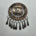 Vintage Mid-Century Mexican Sterling Silver Brooch