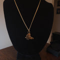 Gold-Tone Taurus Necklace