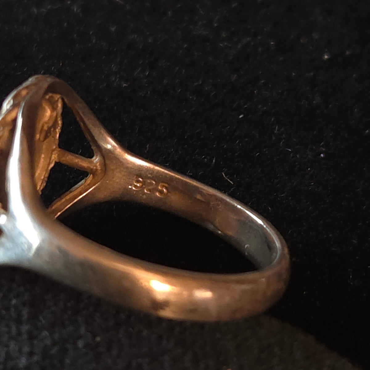 Vintage Size 7 Sterling Silver Cherub/Angel Signet Ring