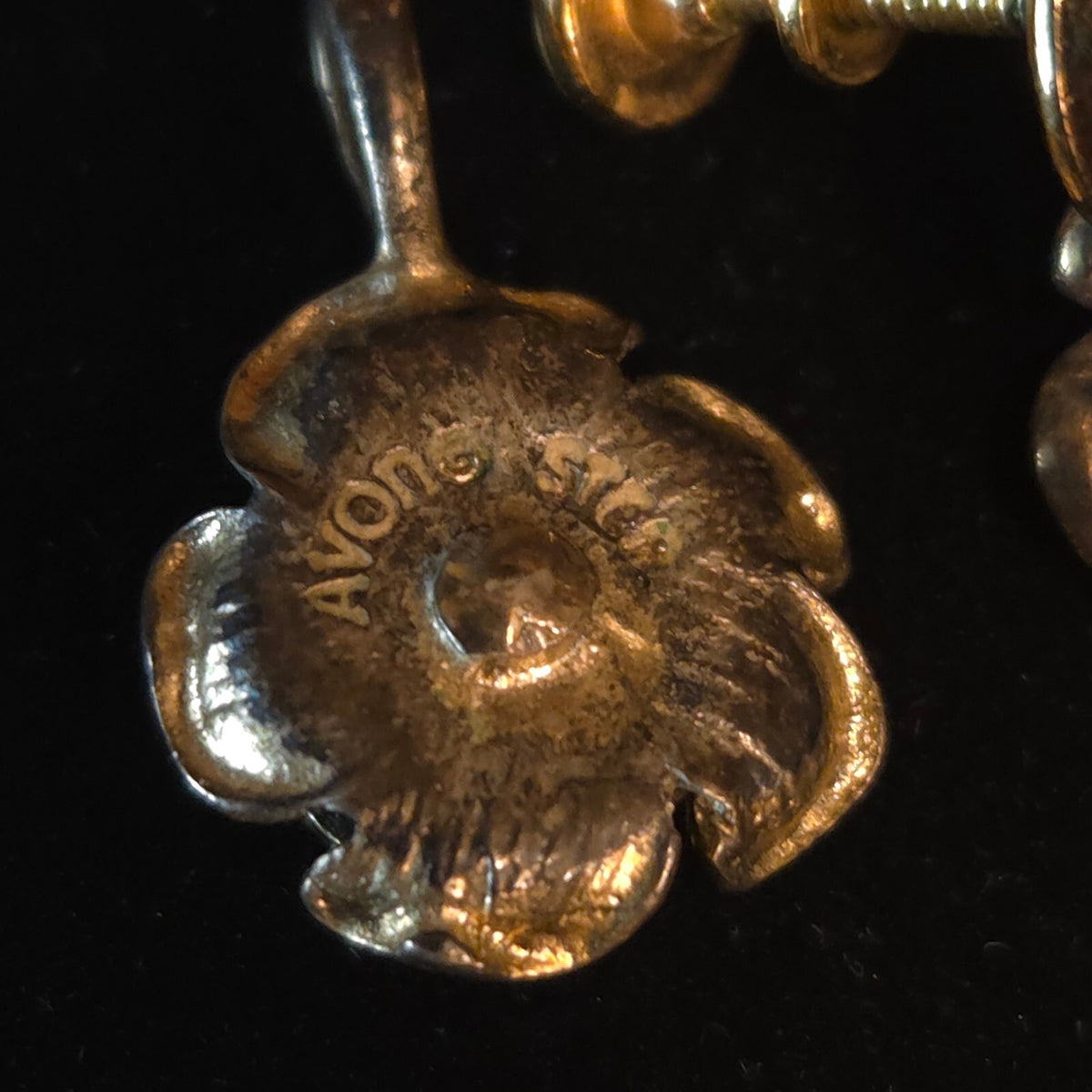 Gold Over Sterling Silver AVON Rose Set
