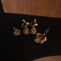 Gold Over Sterling Silver AVON Rose Set