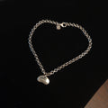 Sterling. 999 Silver Purity Bean Rolo Bracelet