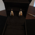 Vintage 925 Sterling Silver Filigree Cutout Hoop Earrings